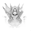 drow ranger from dota 2 tattoo design idea