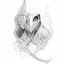 drow ranger from dota 2 tattoo design idea