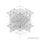 metatron cube tattoo design idea