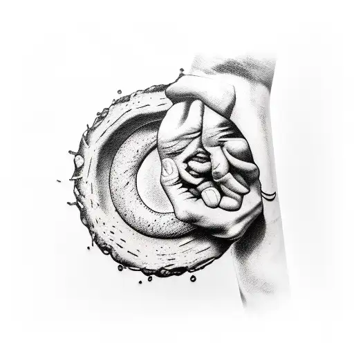 sisyphus forearm  tattoo design idea