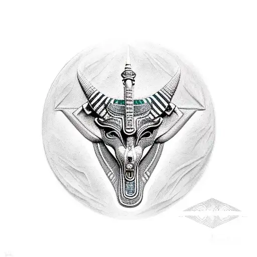 amun ra tattoo design idea