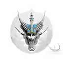 amun ra tattoo design idea