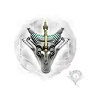 amun ra tattoo design idea