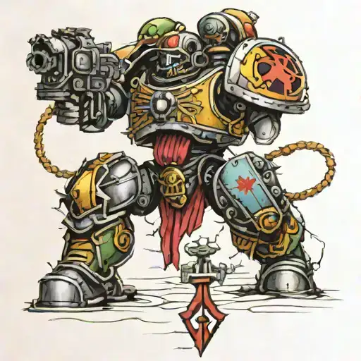 warhammer 40K tattoo design idea