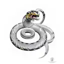 King Cobra tattoo design idea