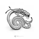 King Cobra tattoo design idea