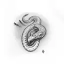 King Cobra tattoo design idea