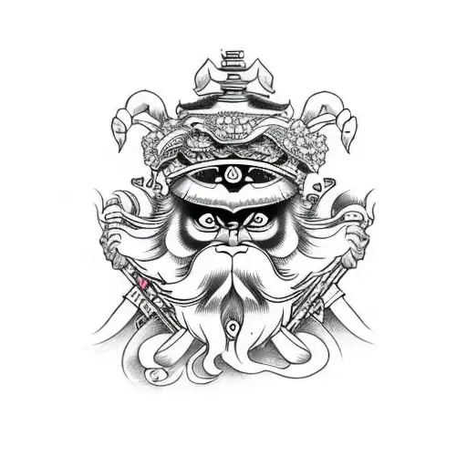 Three Wise Monkeys  tattoo design idea