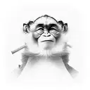 Three Wise Monkeys  tattoo design idea