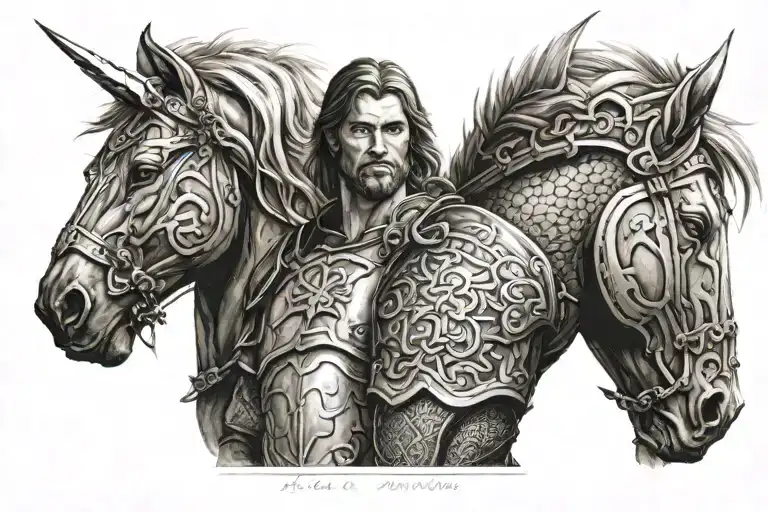 pALADIN tattoo design idea