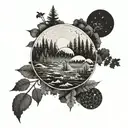 Outer Wilds tattoo design idea