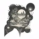 Outer Wilds tattoo design idea