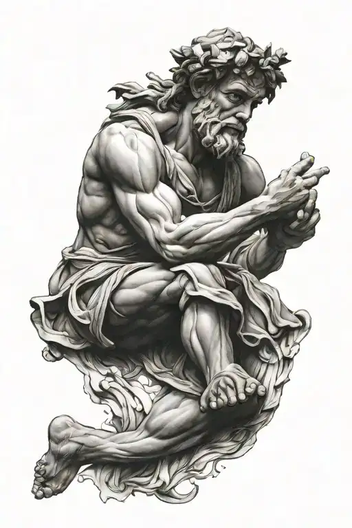 michelangelo tattoo design idea