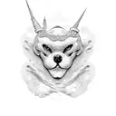 peg beach tattoo design idea