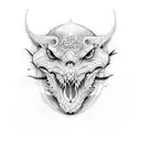 peg beach tattoo design idea