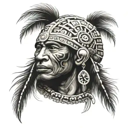 Taino tribal tattoo tattoo design idea