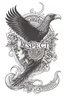 respect past create future tattoo design idea