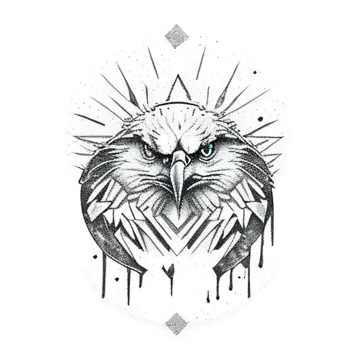 prompt:Eagle , Sticker, Exhilarated, Warm Colors, Pop Art, Contour, Vector, Whit tattoo design idea