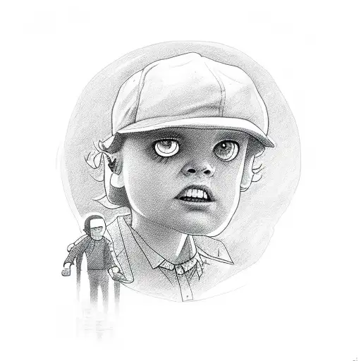 stranger things tattoo design idea