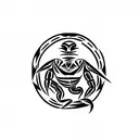 aztec scorpion tattoo design idea
