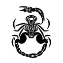 aztec scorpion tattoo design idea