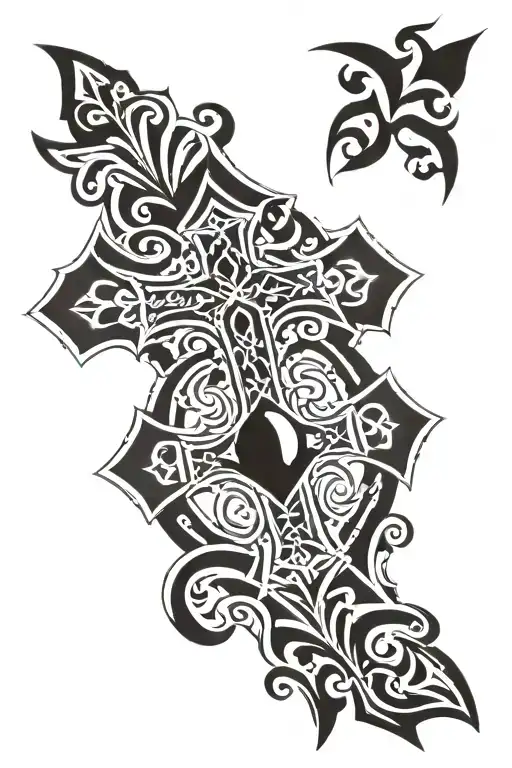 Orthodox cross tattoo tattoo design idea