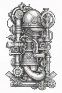 industrial maintenance tattoo design idea
