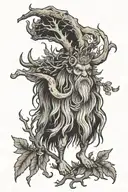 leshy tattoo design idea