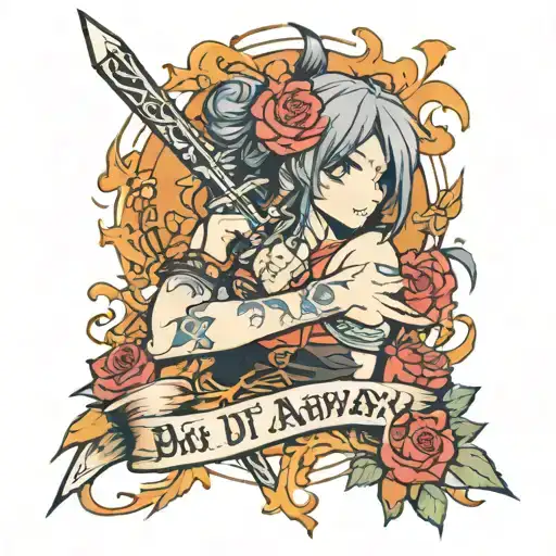 be afraid, but do it anyway tattoo design idea