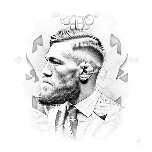 conor mcgregor, halcon pelegrino, toni montana tattoo design idea