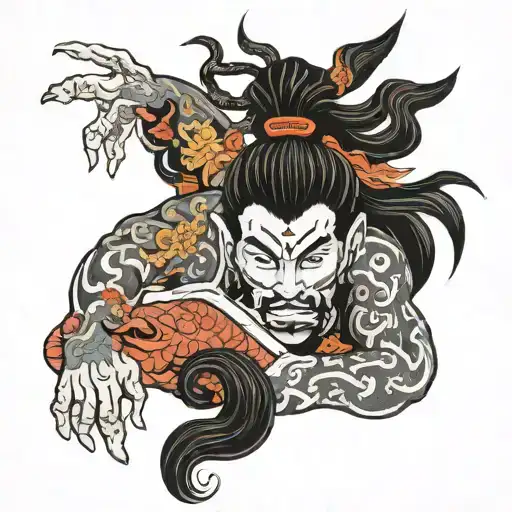 mahadev tattoo design idea