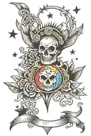 magic tattoo design idea