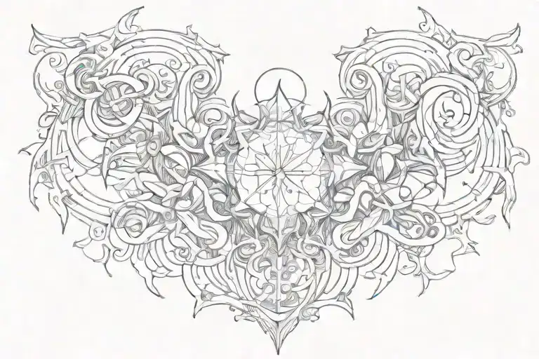 mystical as tattoo design idea