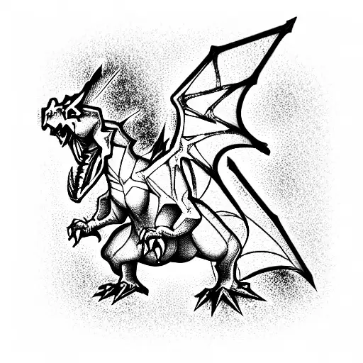 charizard tattoo design idea