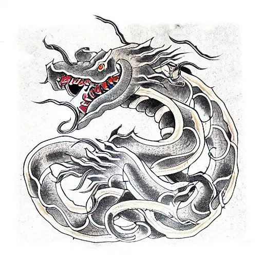 shenron tattoo design idea