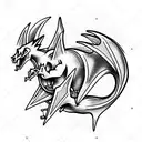 charizard tattoo design idea