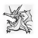 charizard tattoo design idea