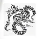 shenron tattoo design idea