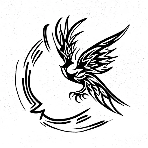 fenix tattoo design idea
