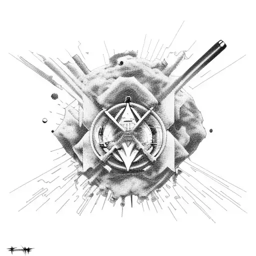 Combine the album covers of Juice Wrld and Eminem into a single design tattoo design idea