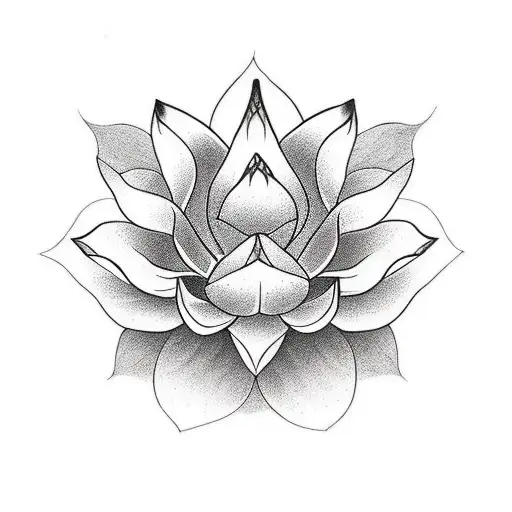 a lotus flower on the head of Nana Osaki tattoo design idea