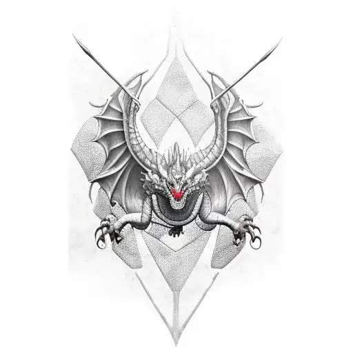 escamas de dragon en hombro izquierdo como armadura medieval tattoo design idea