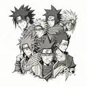 naruto, sasuke, itachi, kakashi, madara uchiha great war high resolution 8k tattoo design idea