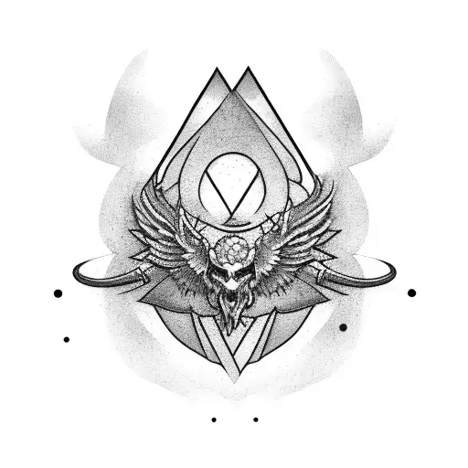 supernatural and saw  tattoo design idea