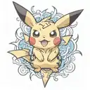 Pokemon Pikachu tattoo design idea