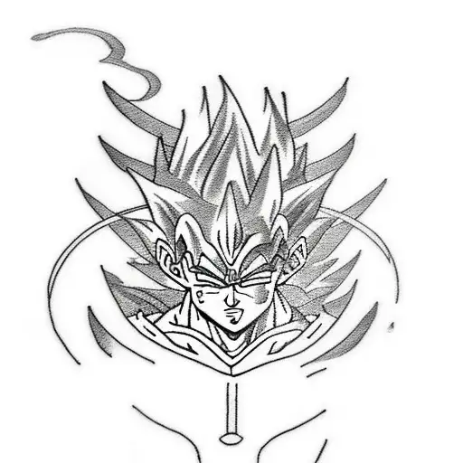 gohan ssj2 tattoo design idea