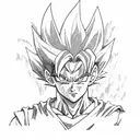 gohan ssj2 tattoo design idea