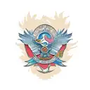 philippine eagle tattoo design idea