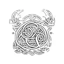Create a tattoo design inspired by the concept of self-love using Norse mythology alphabet  tattoo design idea