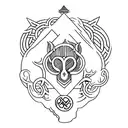 Create a tattoo design inspired by the concept of self-love using Norse mythology alphabet  tattoo design idea